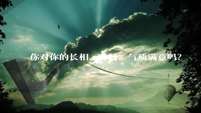 你对你的长相、身材、气质满意吗？