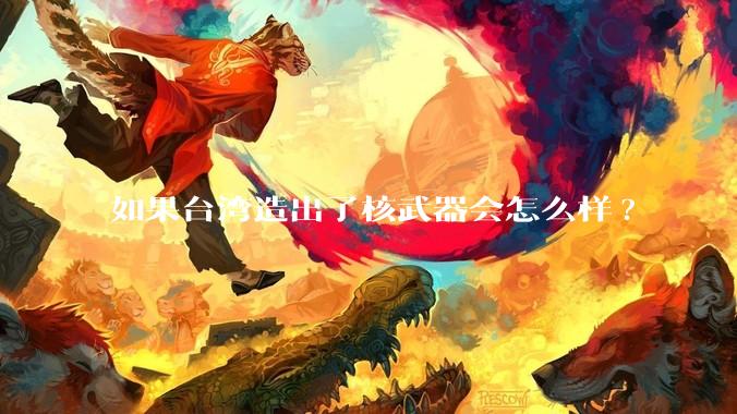 如果台湾造出了核武器会怎么样?